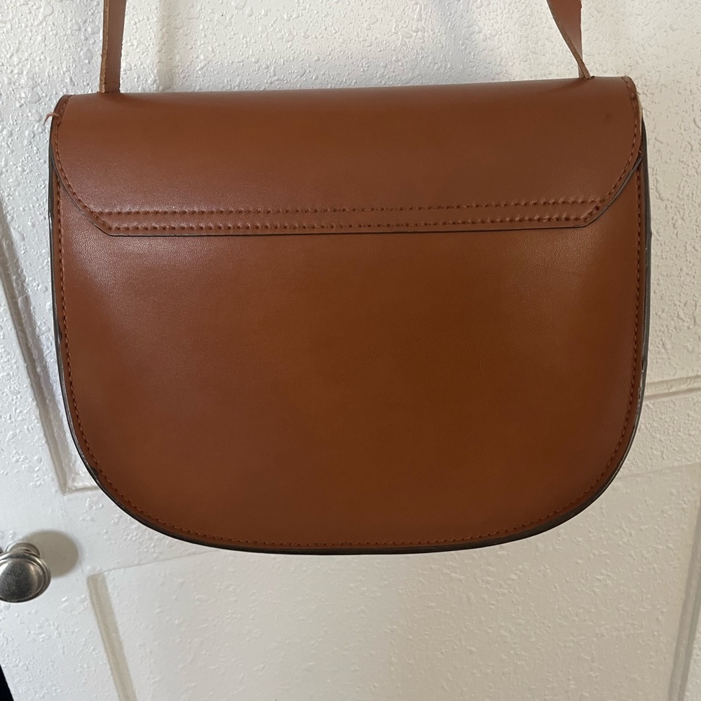 Zara Basic Collection Brown Cross Body - image 7